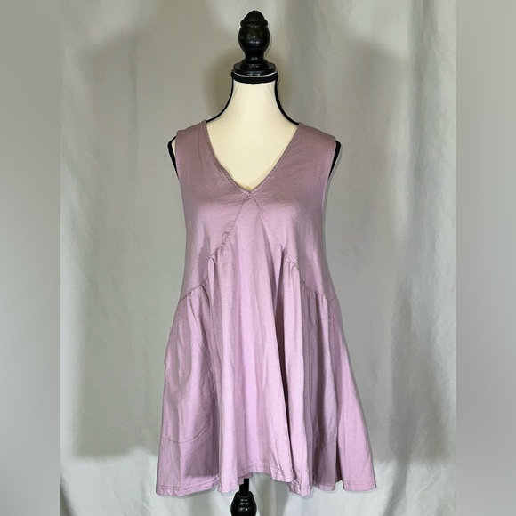 unbranded Dresses & Skirts - Unbranded Lilac Plunge Wide Strap Mini Tank Dress Size XS